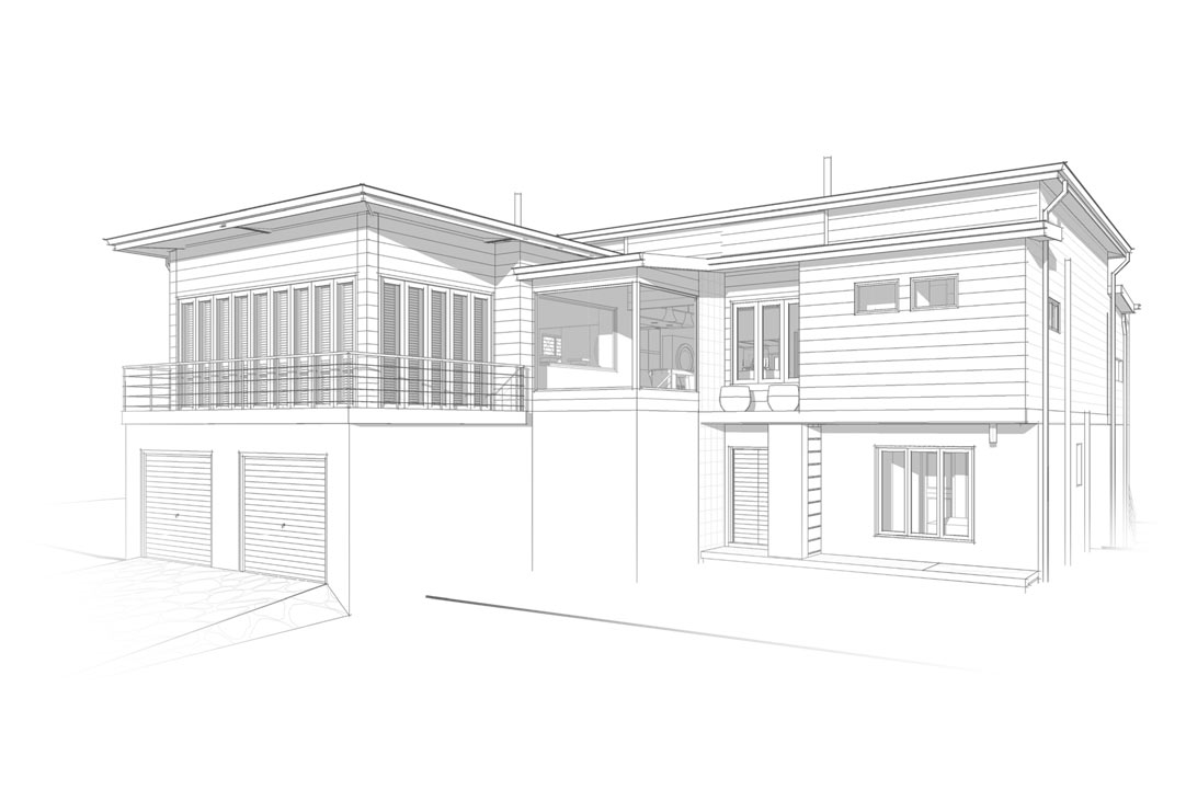 Nieuwoudt Architects Holiday Home Architectural Drawing